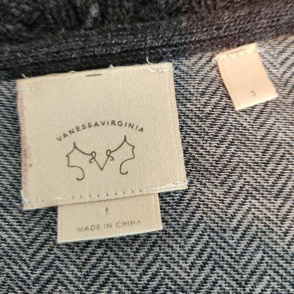 Vanessa Virginia Mixed Herringbone Cardigan - Picture 3 of 7